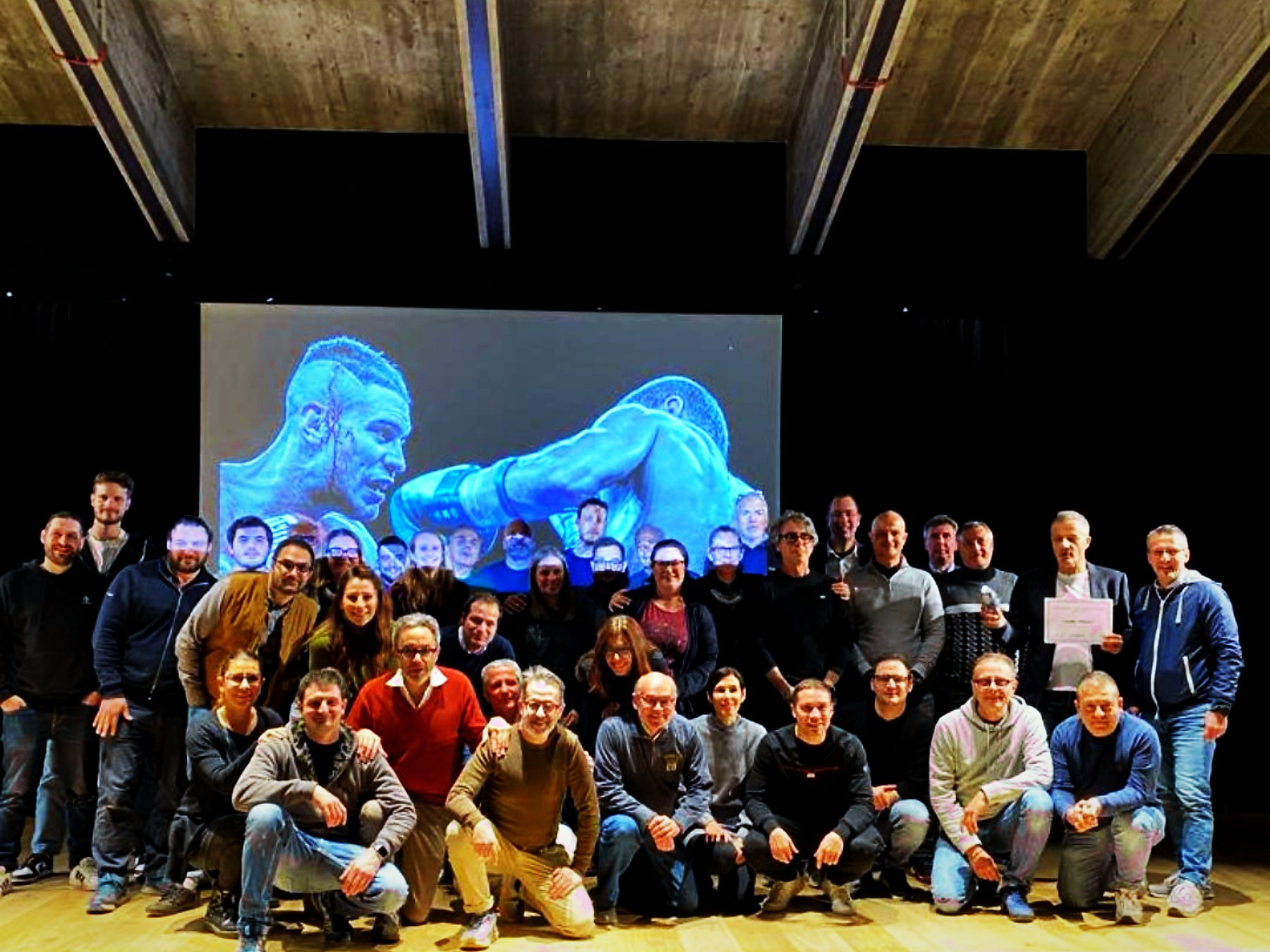 Foto evento aziendale BeOx migliorata