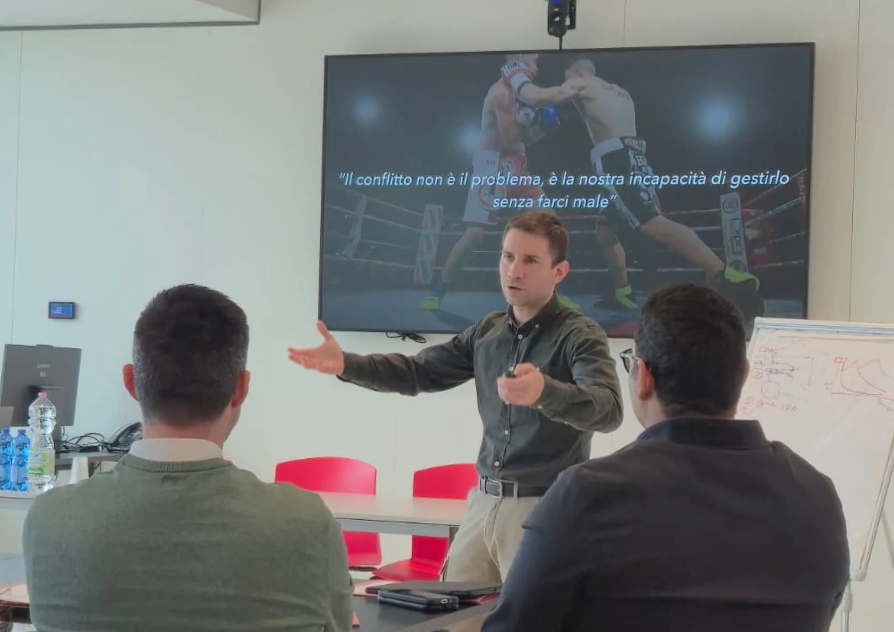 Intervento Sport Academy con formatore in azienda